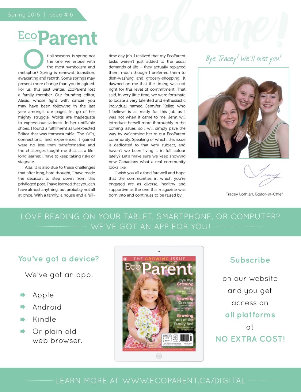 Ecoparent Magazine Preview Pages