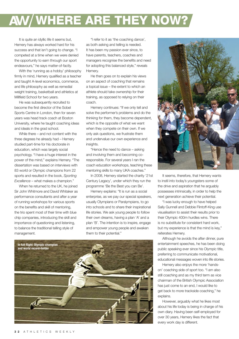 AW – Athletics Weekly Magazine Preview Pages