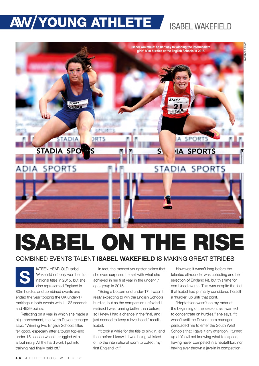 AW – Athletics Weekly Magazine Preview Pages