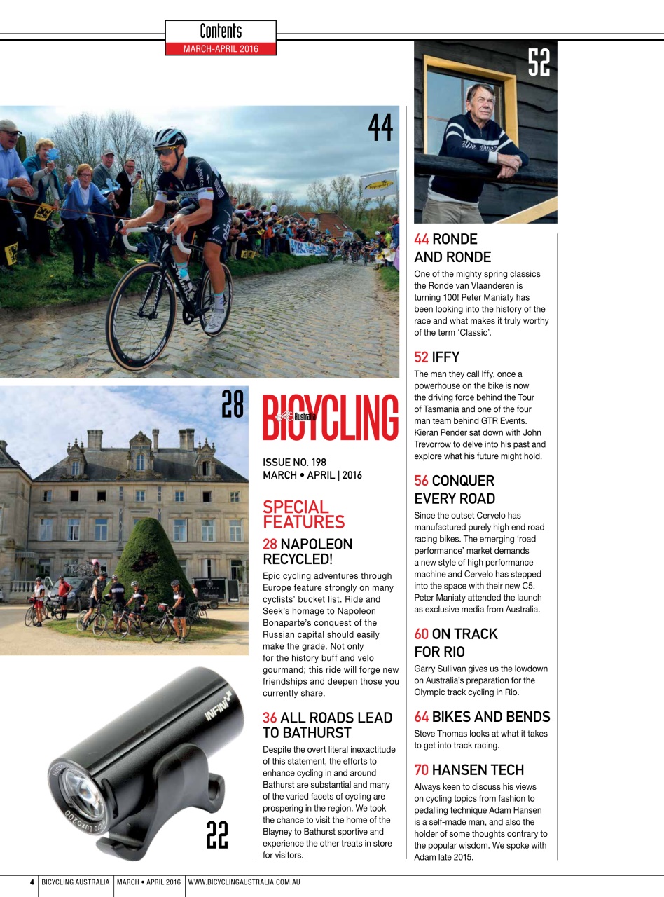 Bicycling Australia Preview Pages