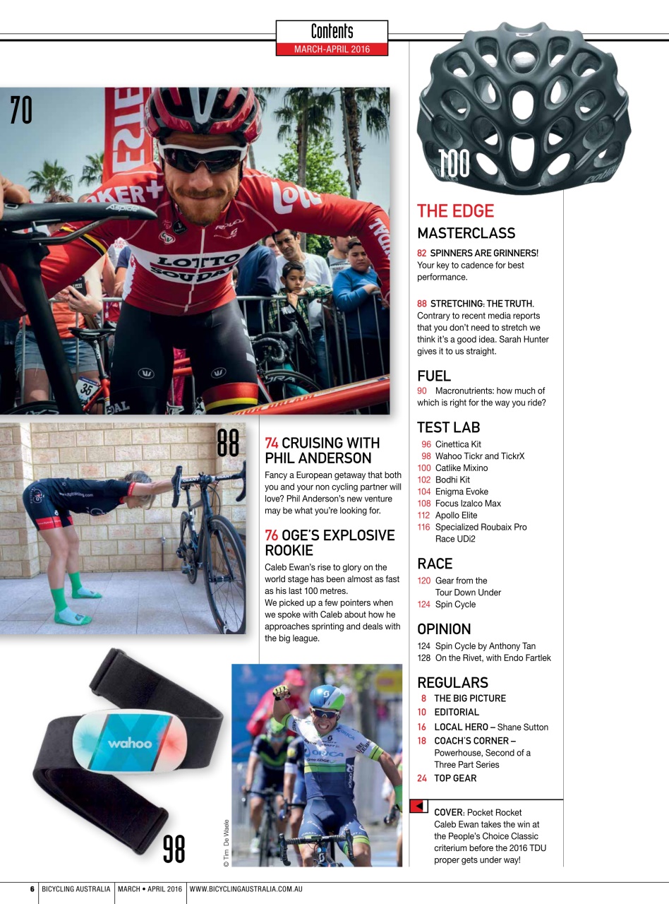 Bicycling Australia Preview Pages