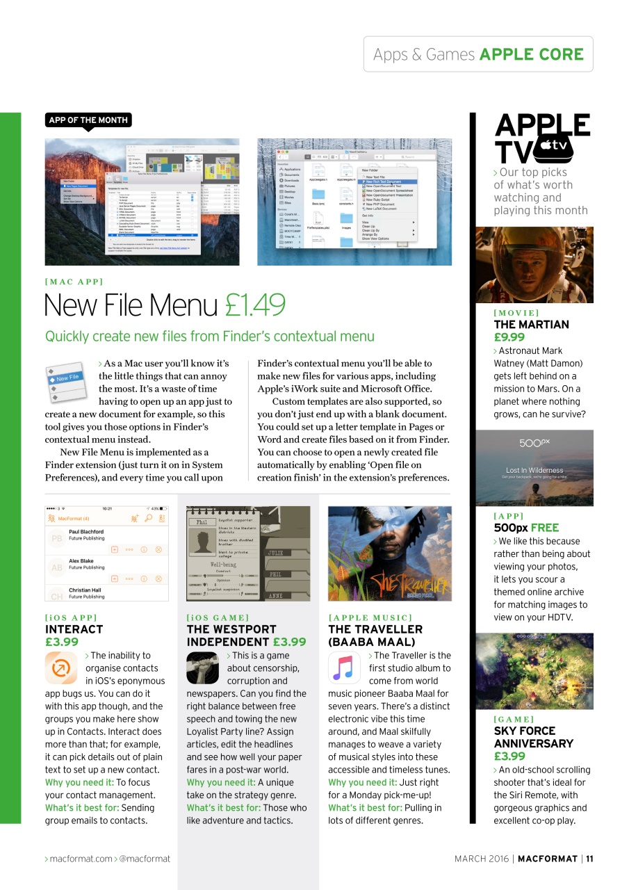 MacFormat Preview Pages