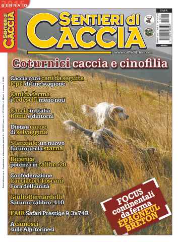 SENTIERI DI CACCIA issue SENTIERI DI CACCIA GENNAIO 2015