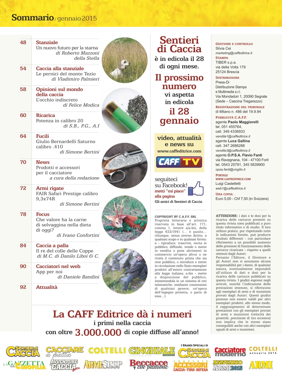 SENTIERI DI CACCIA Preview Pages