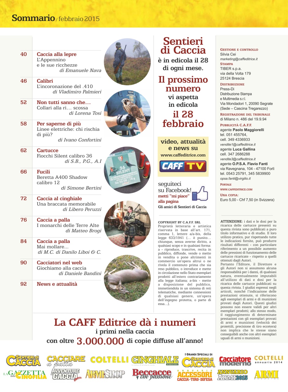 SENTIERI DI CACCIA Preview Pages