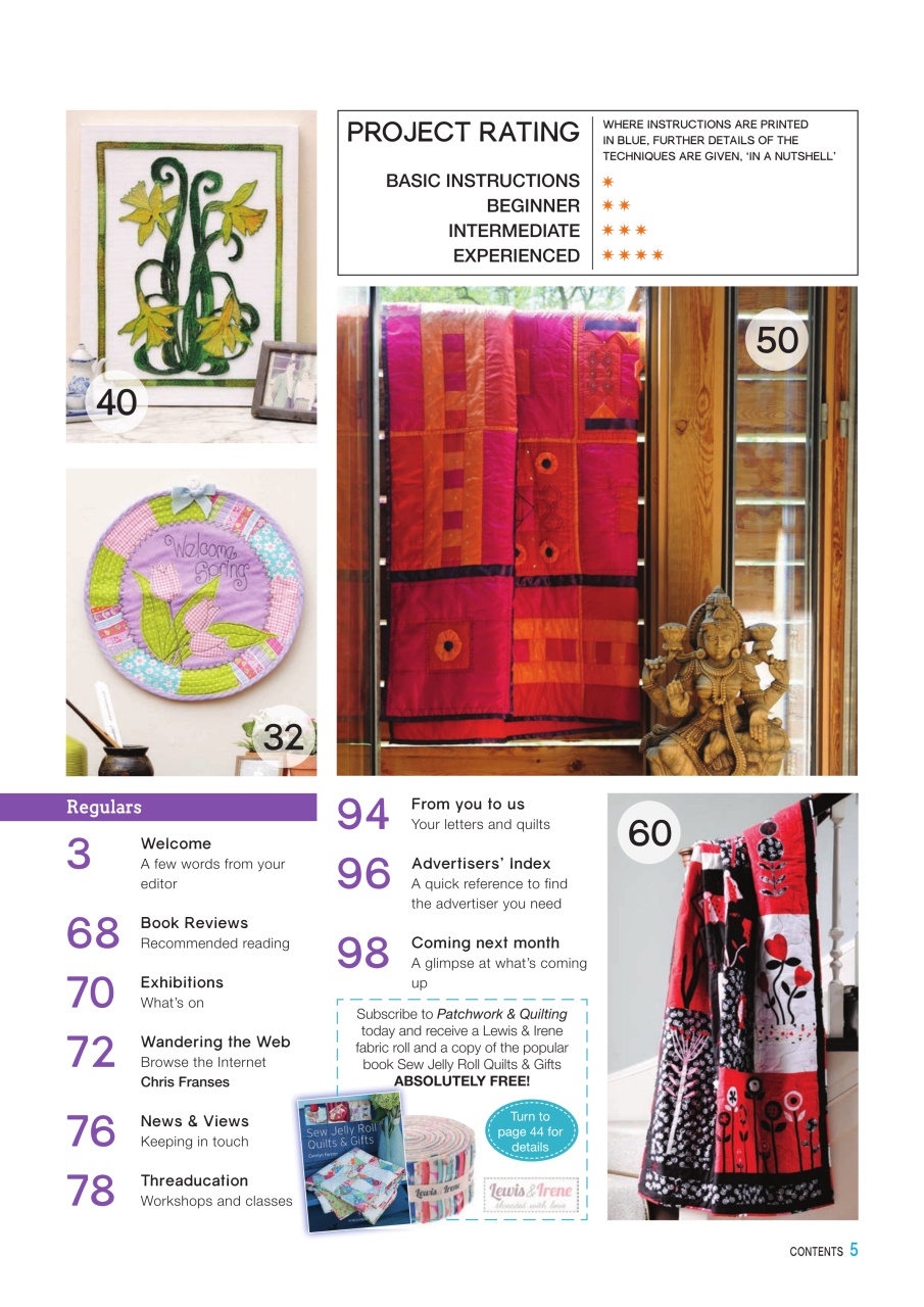 Patchwork and Quilting Preview Pages