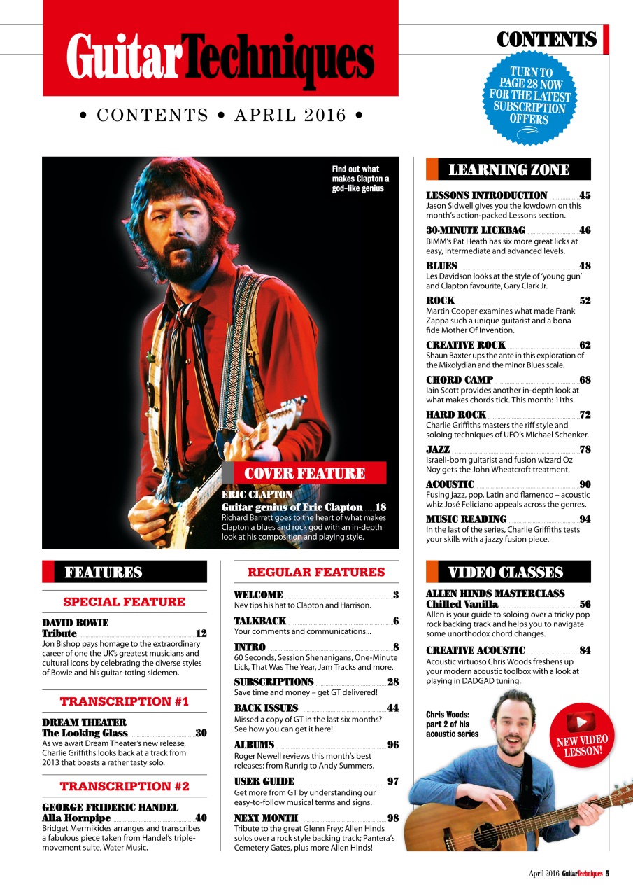 Guitar Techniques Preview Pages