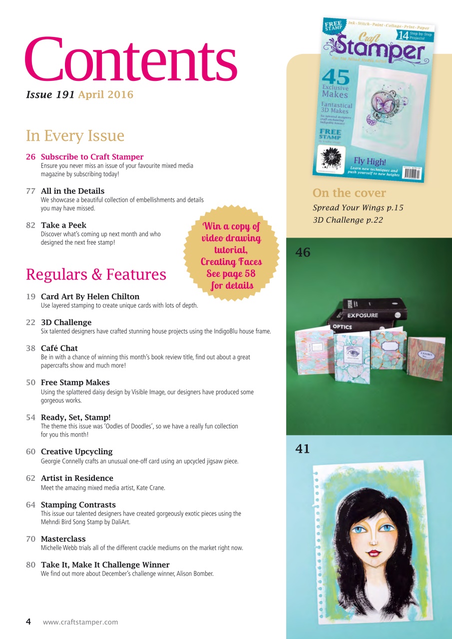 Craft Stamper Preview Pages