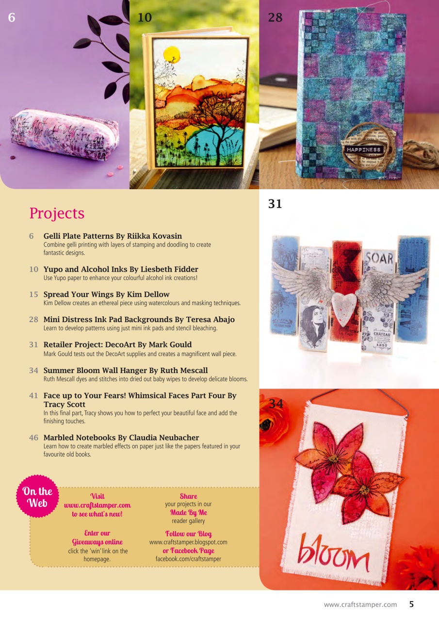 Craft Stamper Preview Pages
