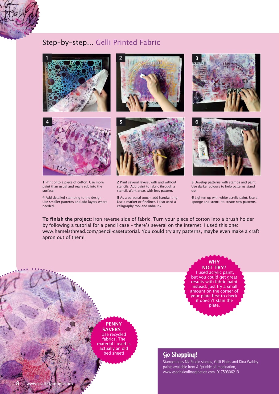 Craft Stamper Preview Pages