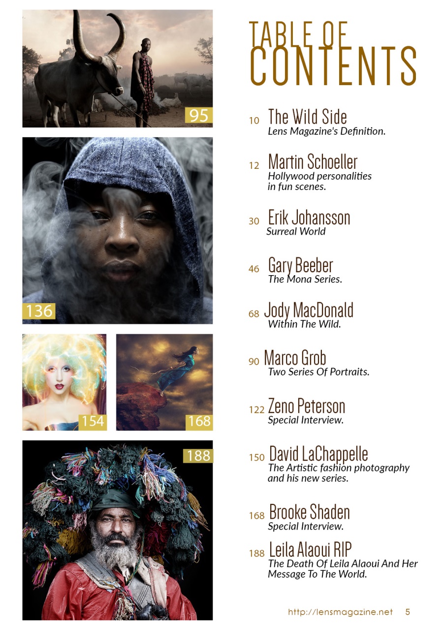 Lens Magazine Preview Pages