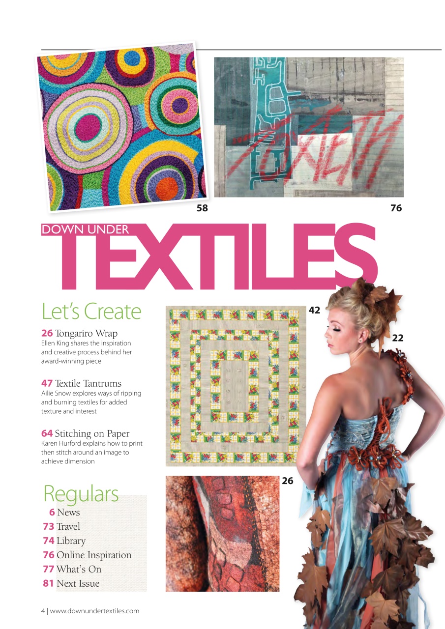 Down Under Textiles Preview Pages