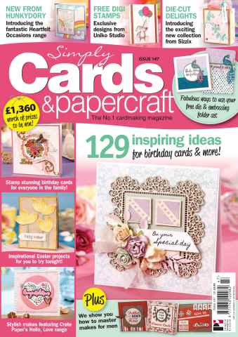Simply Cards & Papercraft issue 147