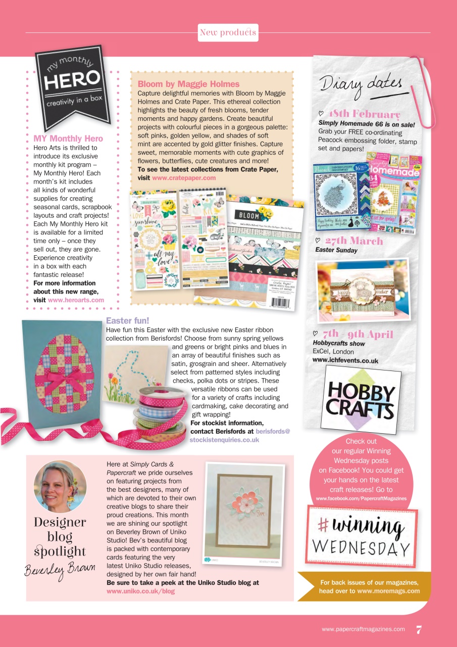 Simply Cards & Papercraft Preview Pages