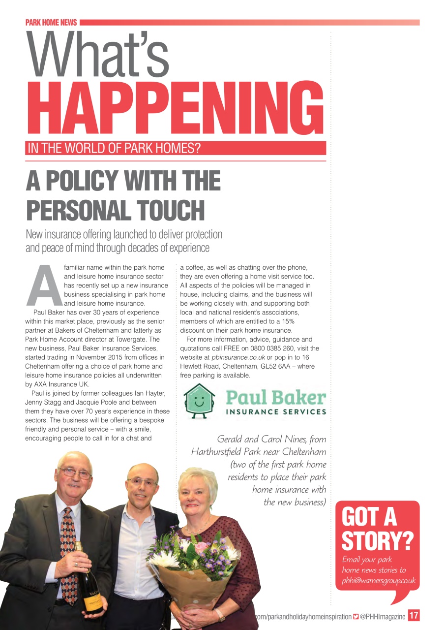 Park and Holiday Home Inspiration magazine Preview Pages