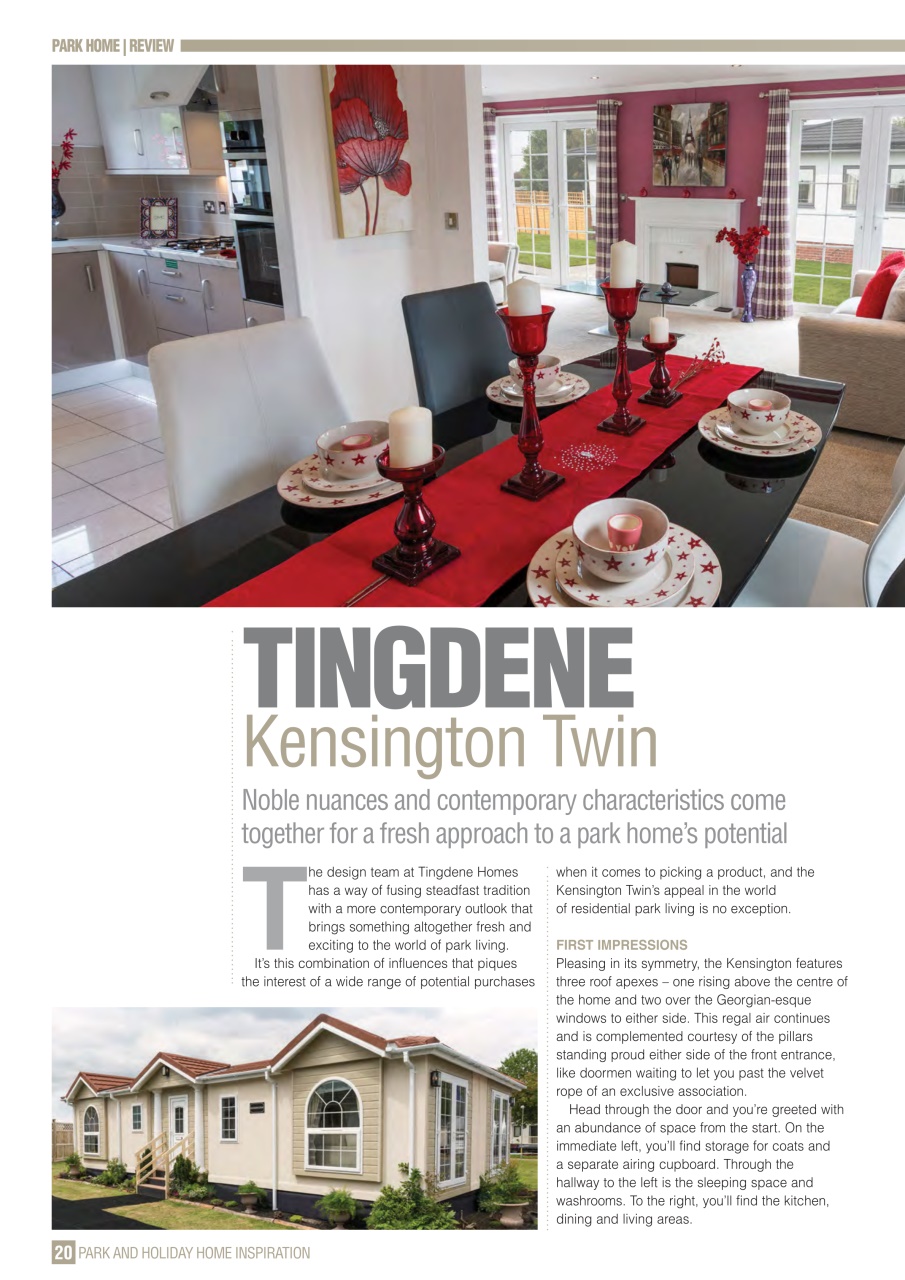 Park and Holiday Home Inspiration magazine Preview Pages