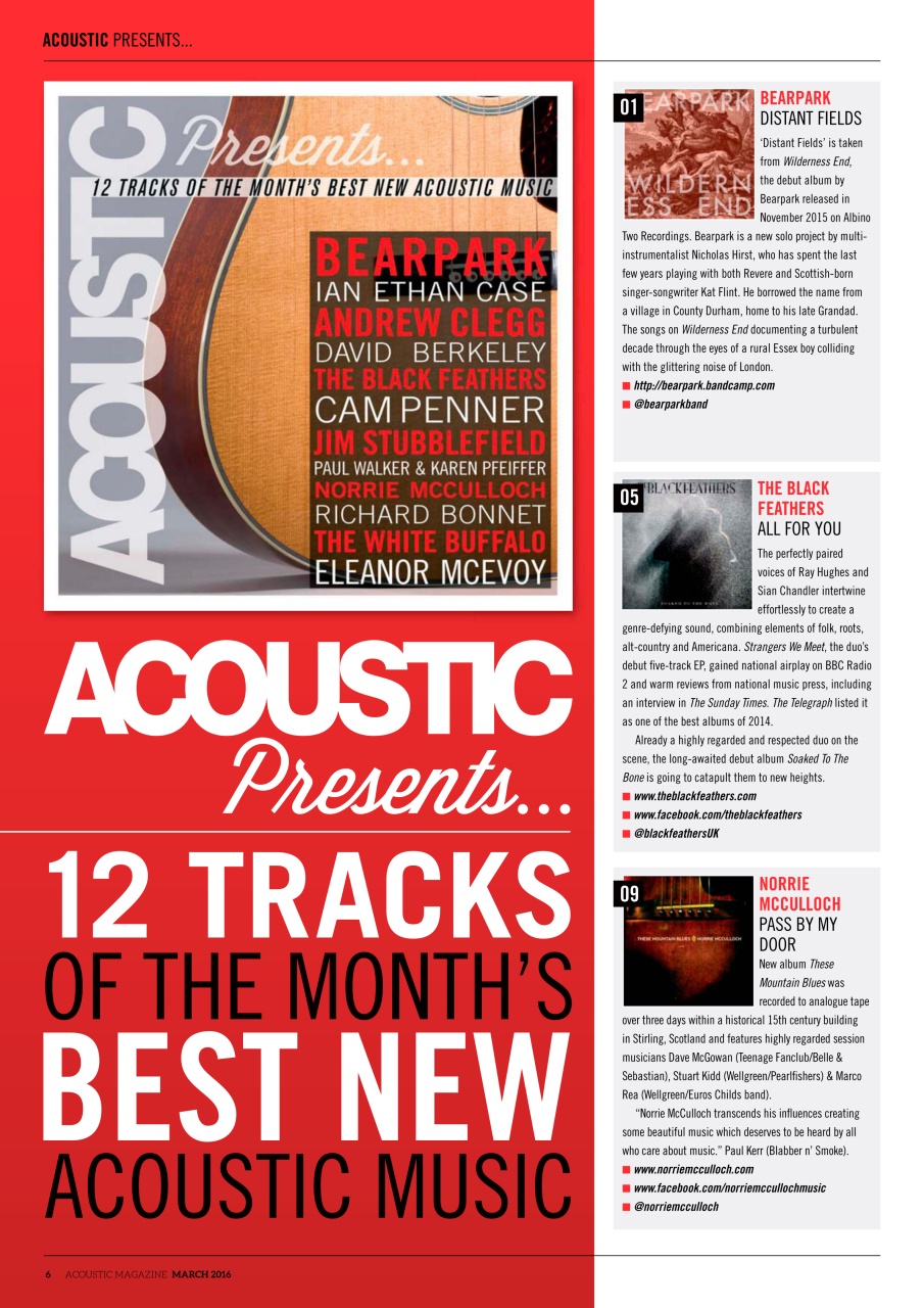 Acoustic Preview Pages