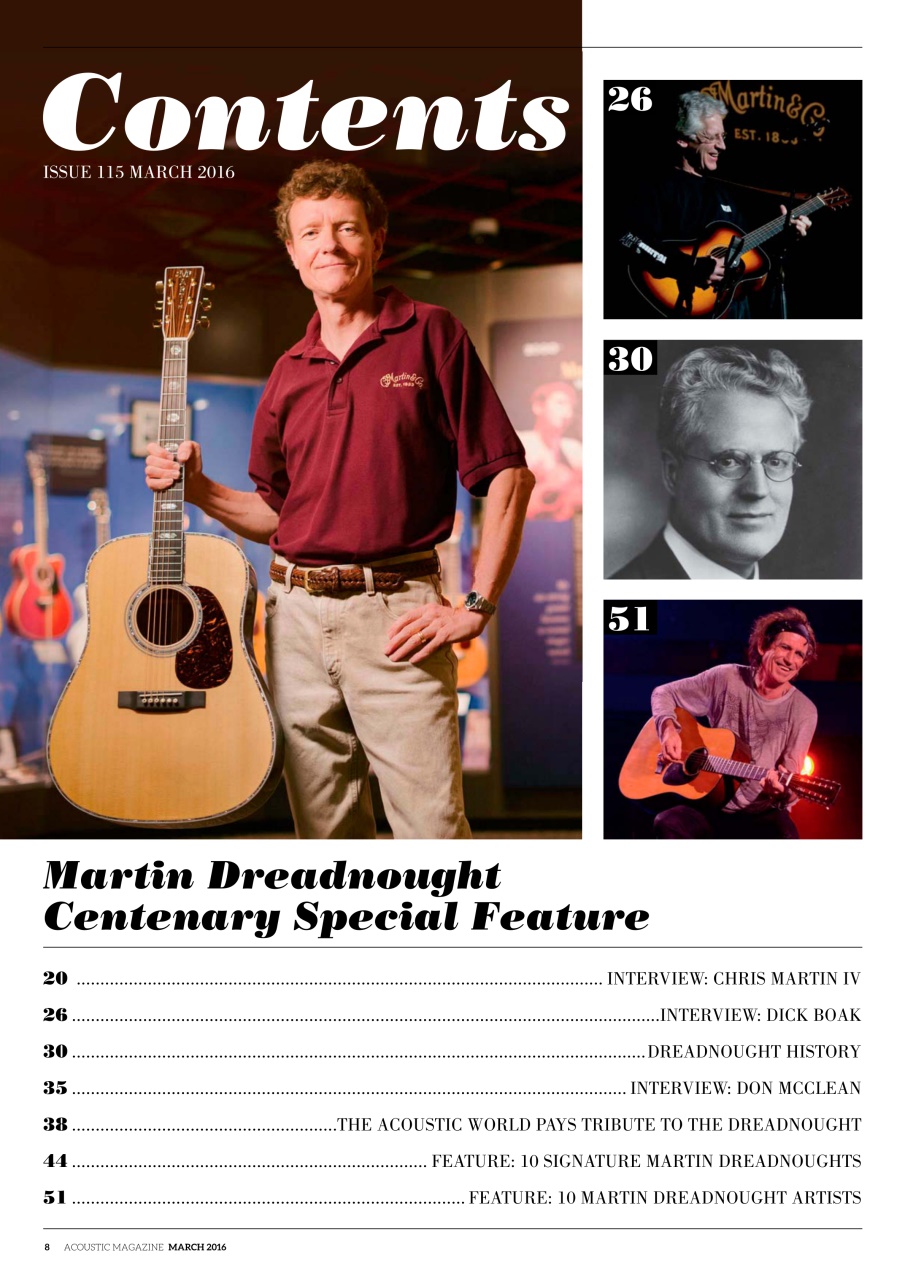 Acoustic Preview Pages