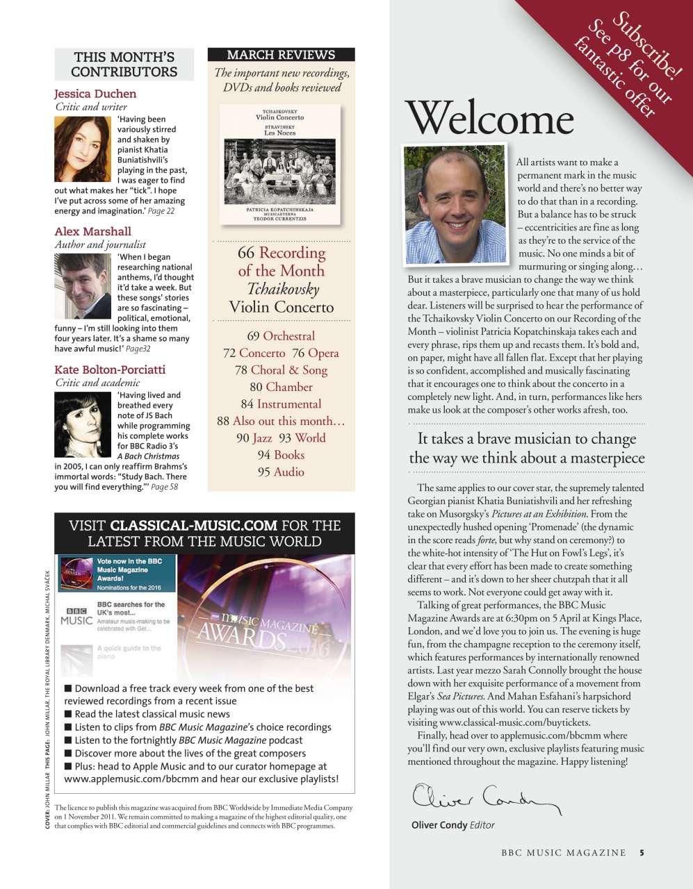 BBC Music Magazine Preview Pages