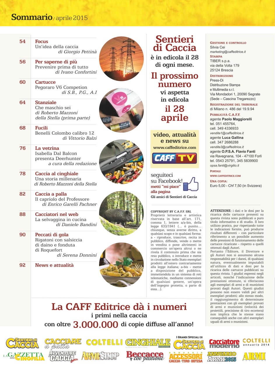 SENTIERI DI CACCIA Preview Pages