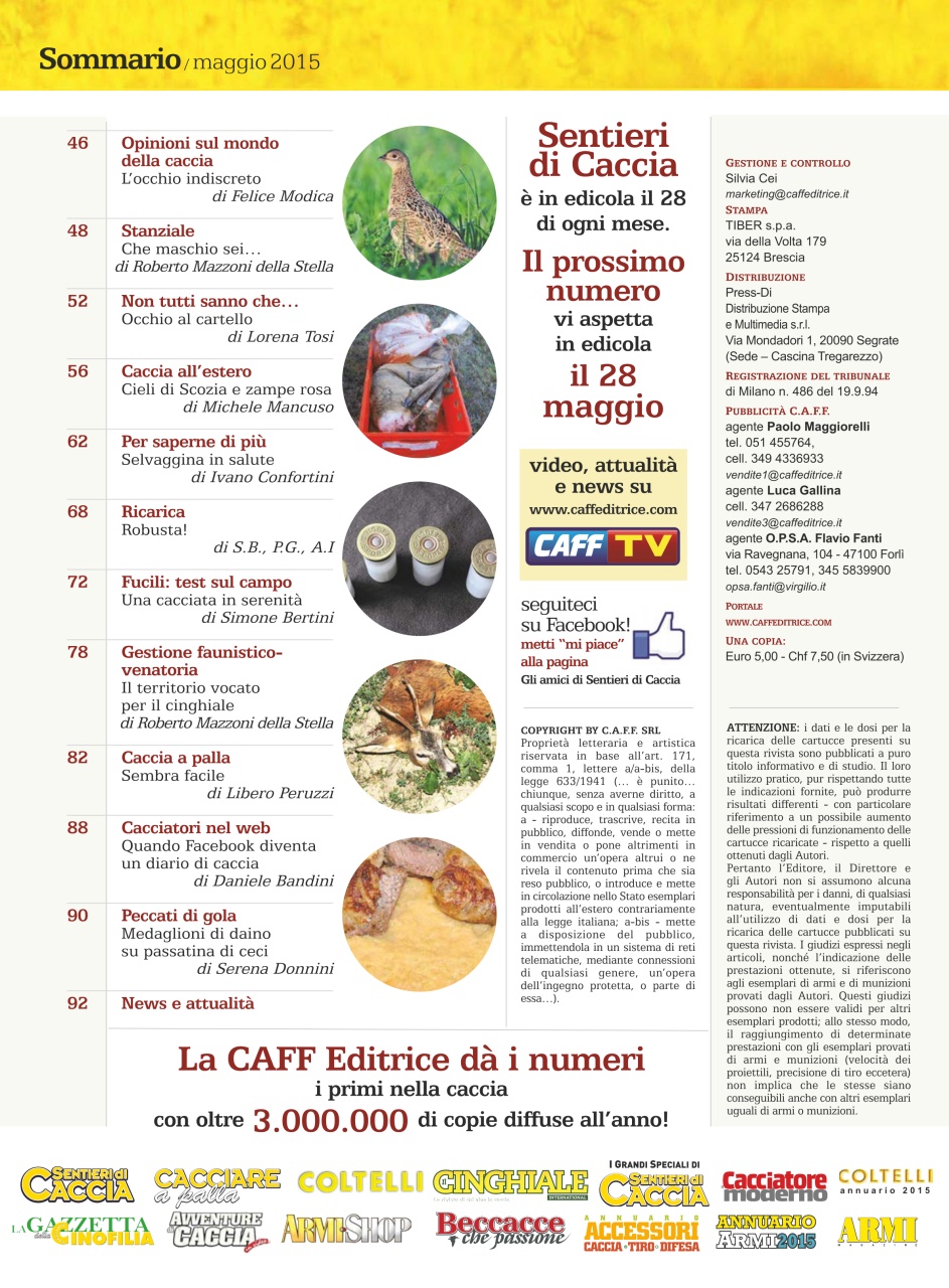 SENTIERI DI CACCIA Preview Pages