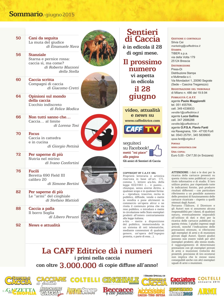 SENTIERI DI CACCIA Preview Pages