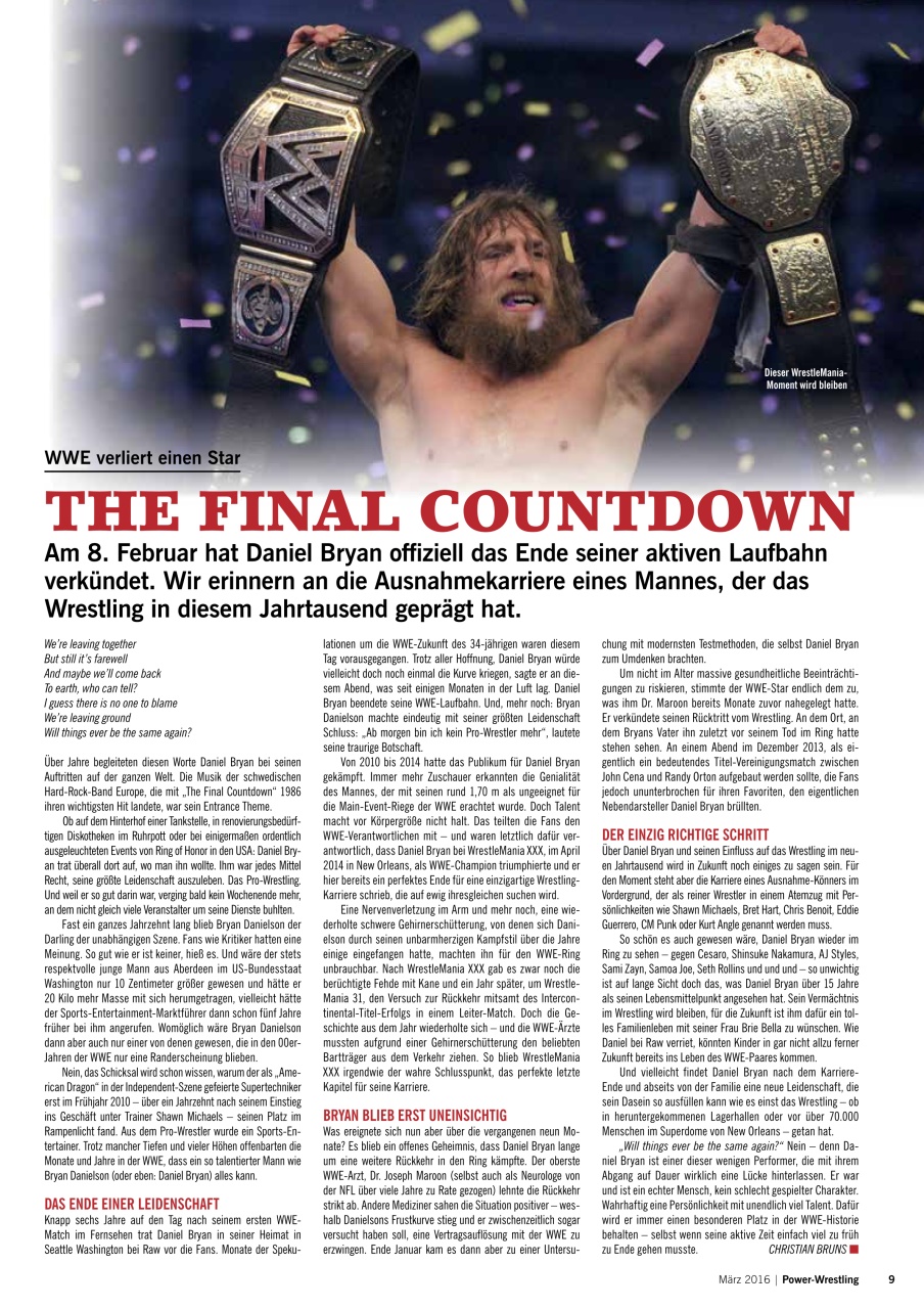 Power-Wrestling Preview Pages
