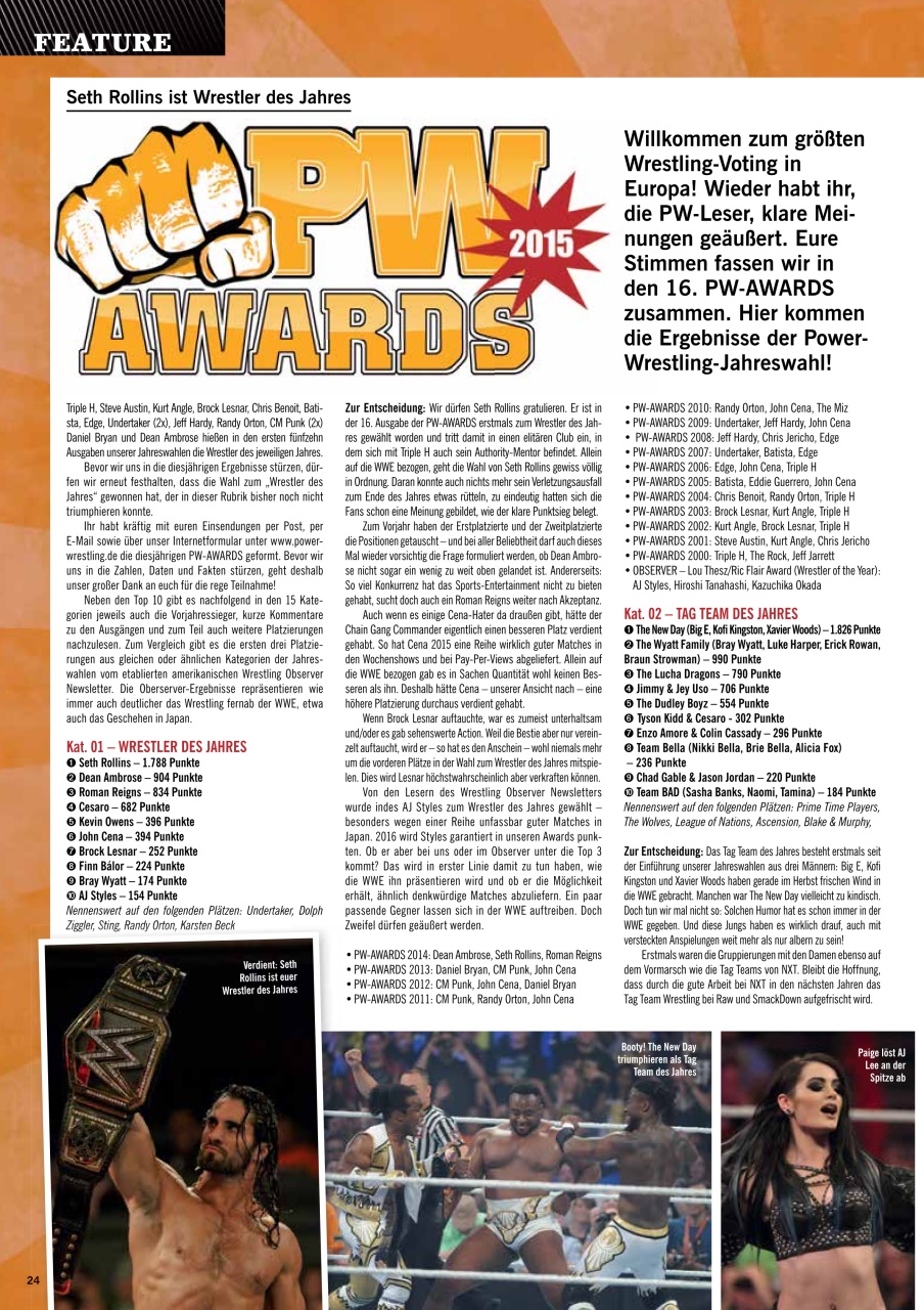 Power-Wrestling Preview Pages
