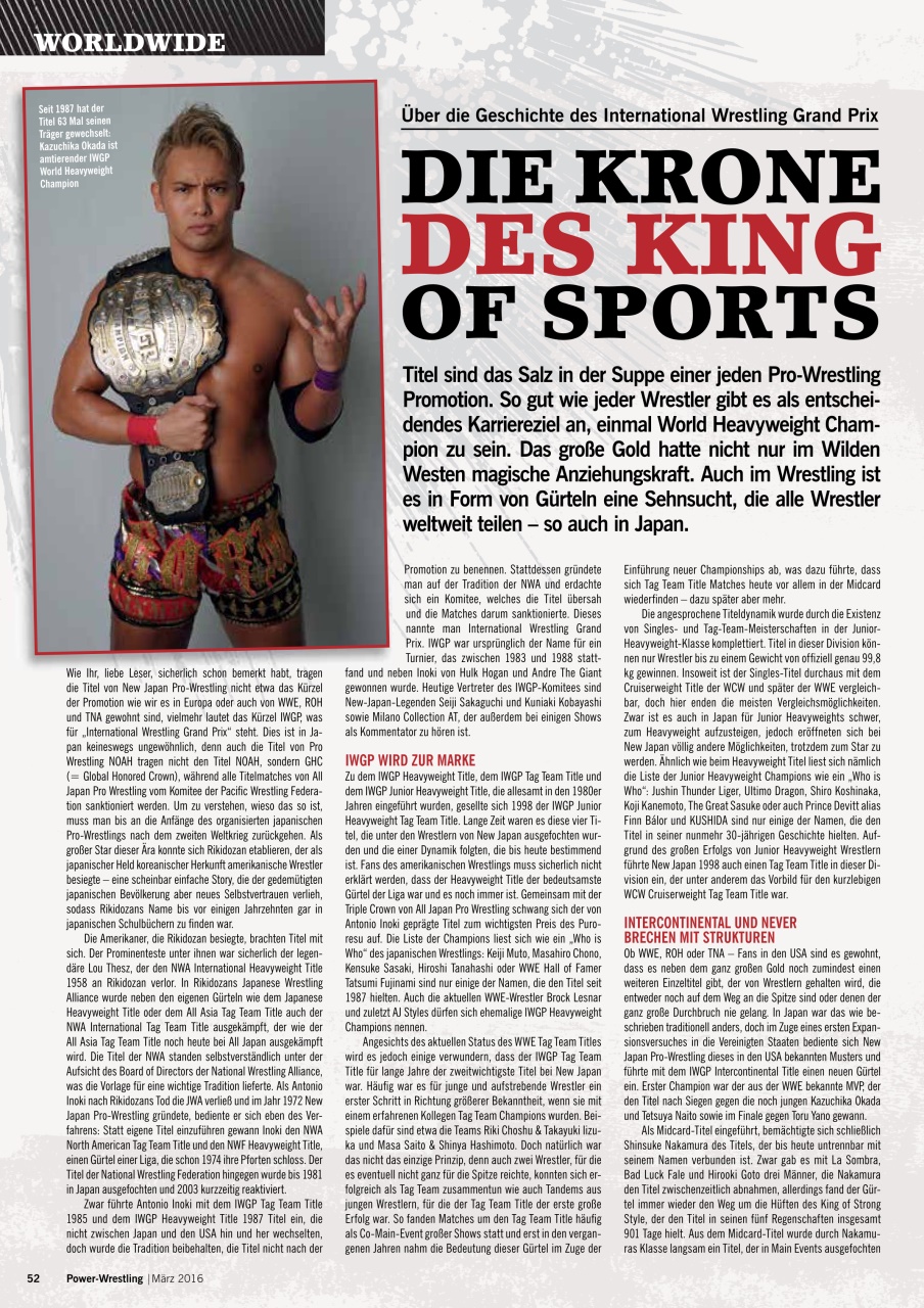 Power-Wrestling Preview Pages