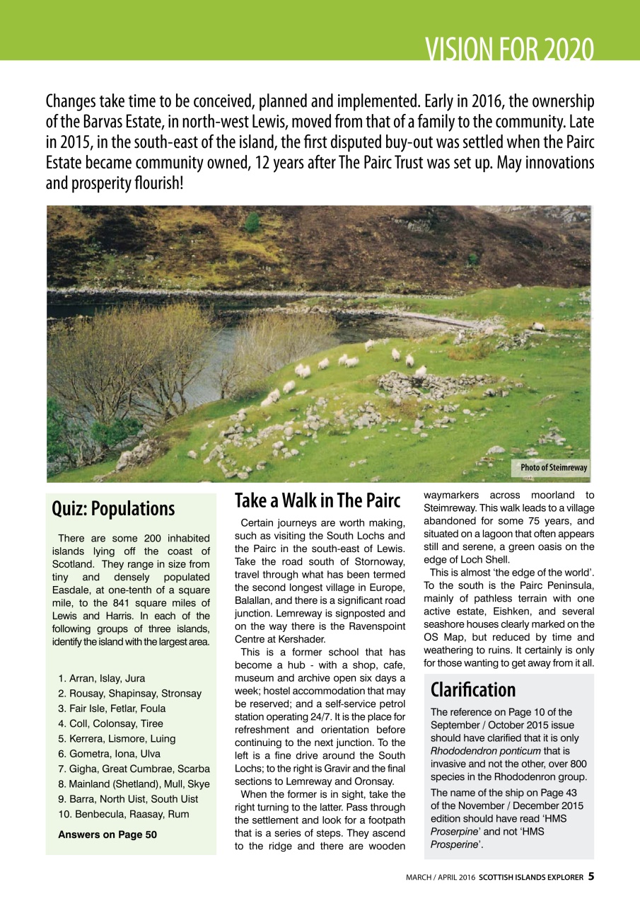 Scottish Islands Explorer Preview Pages