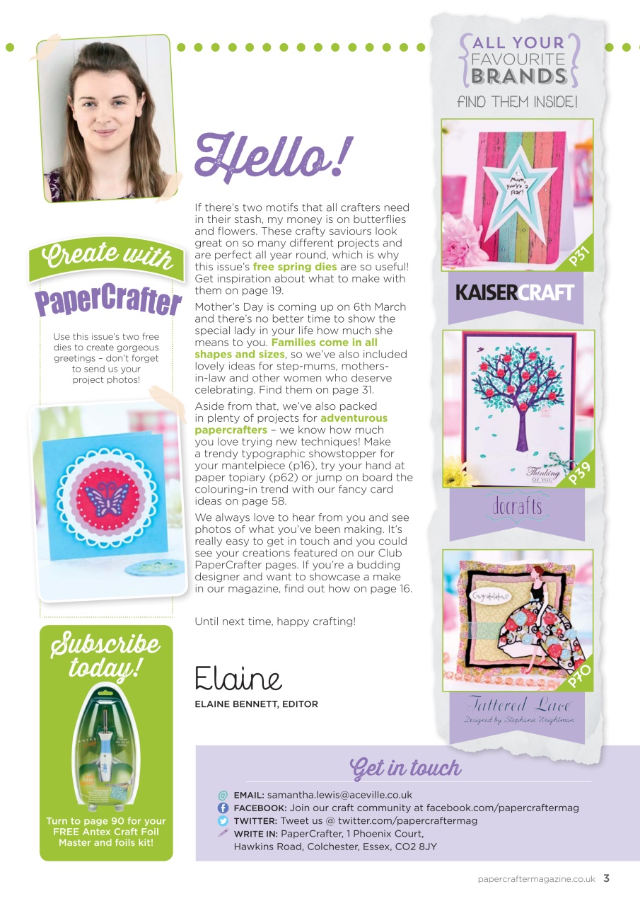 PaperCrafter Preview Pages