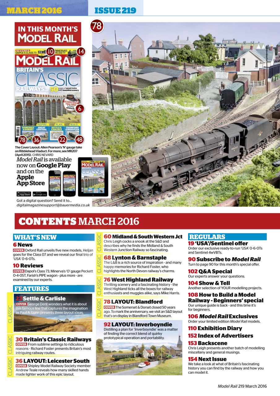 Model Rail Preview Pages