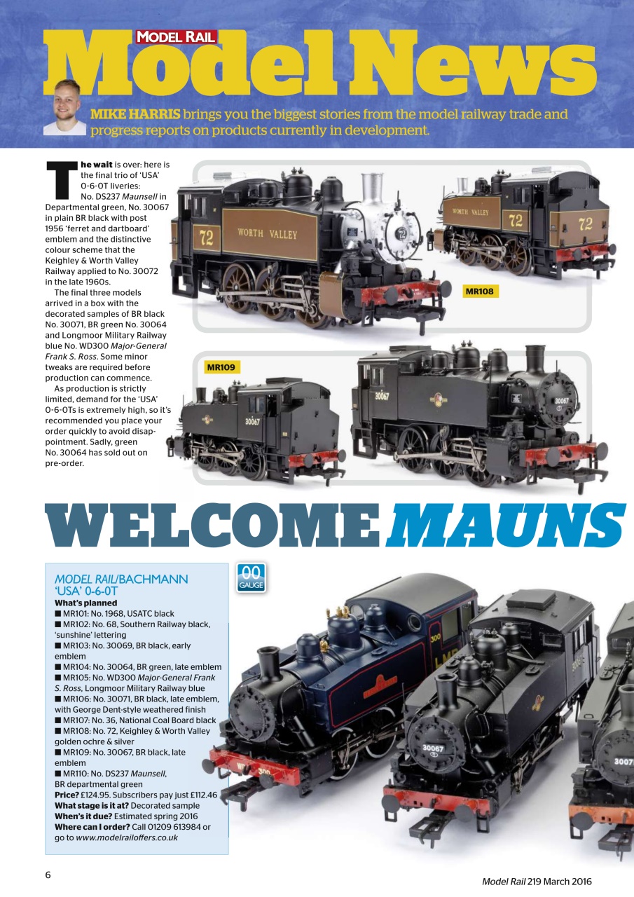 Model Rail Preview Pages