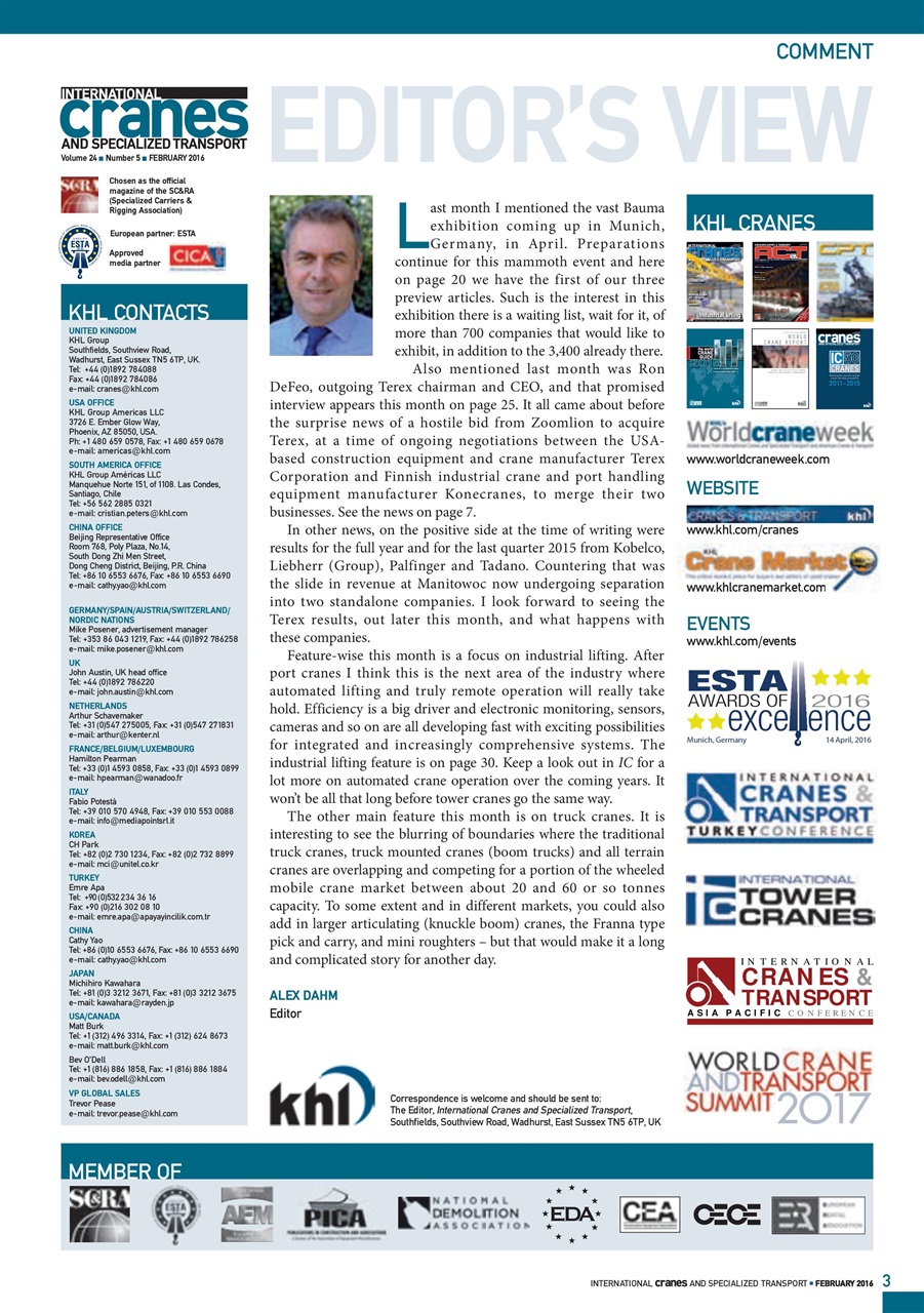 Int. Cranes and Specialized Transp Preview Pages