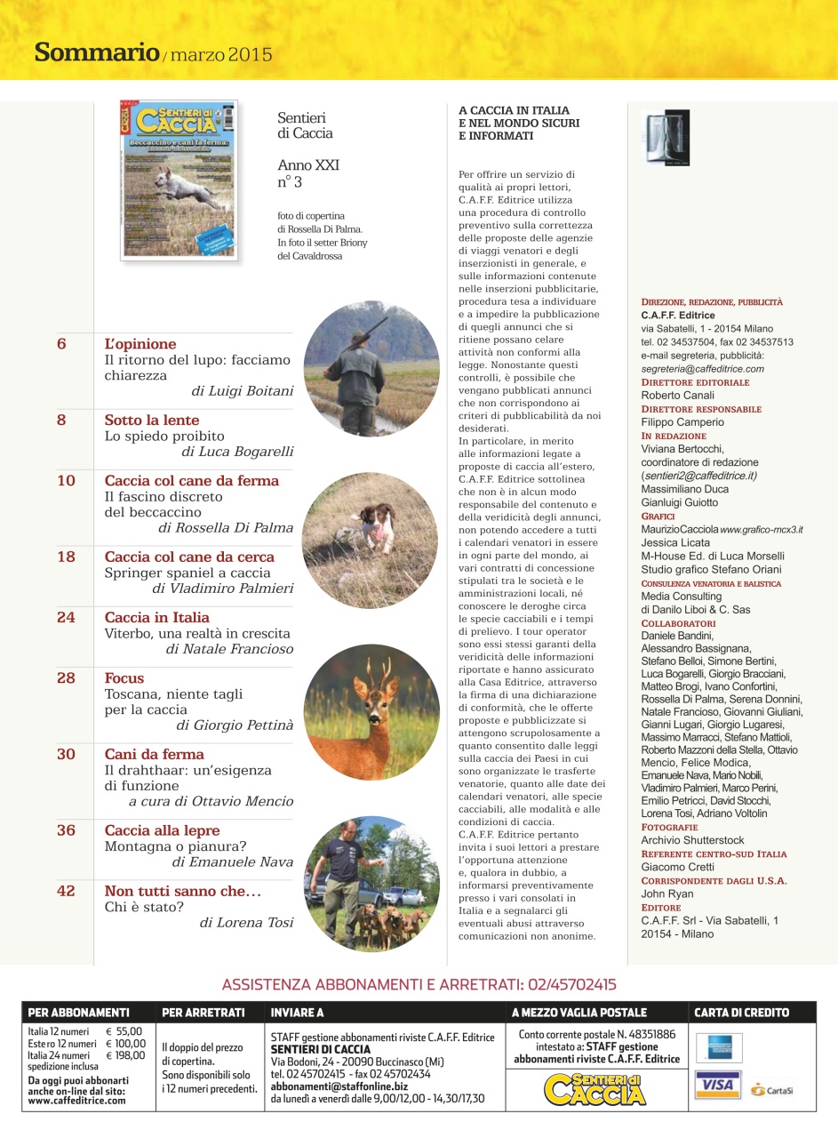 SENTIERI DI CACCIA Preview Pages