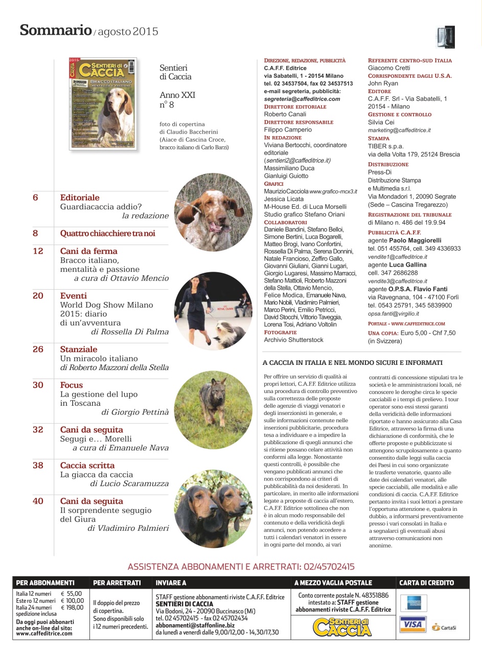 SENTIERI DI CACCIA Preview Pages