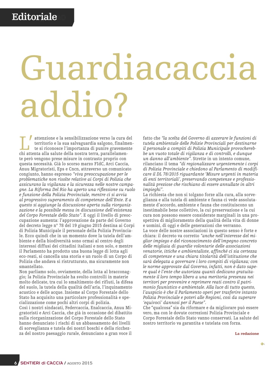 SENTIERI DI CACCIA Preview Pages