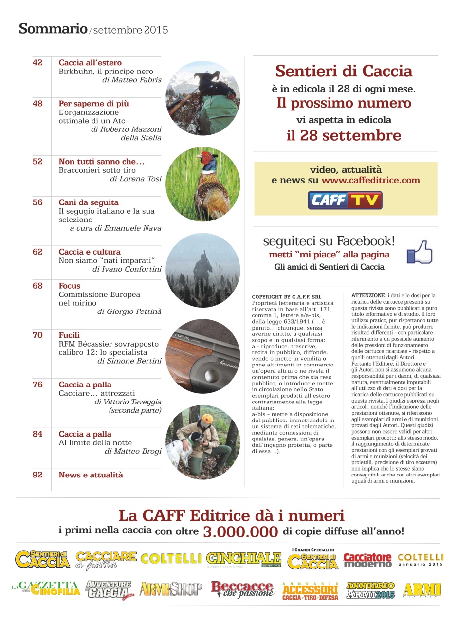 SENTIERI DI CACCIA Preview Pages