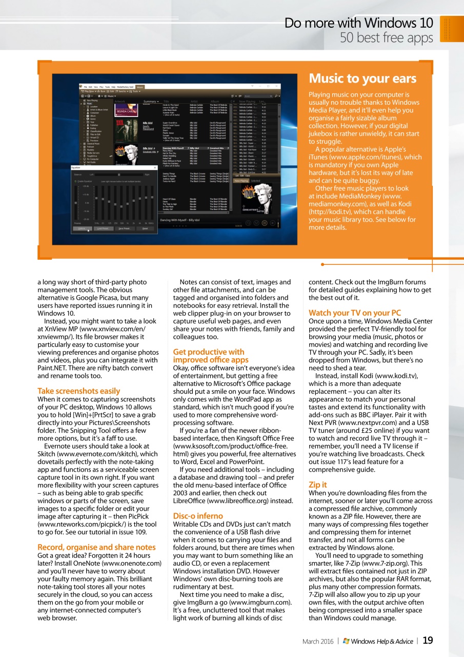 Windows Help & Advice Preview Pages