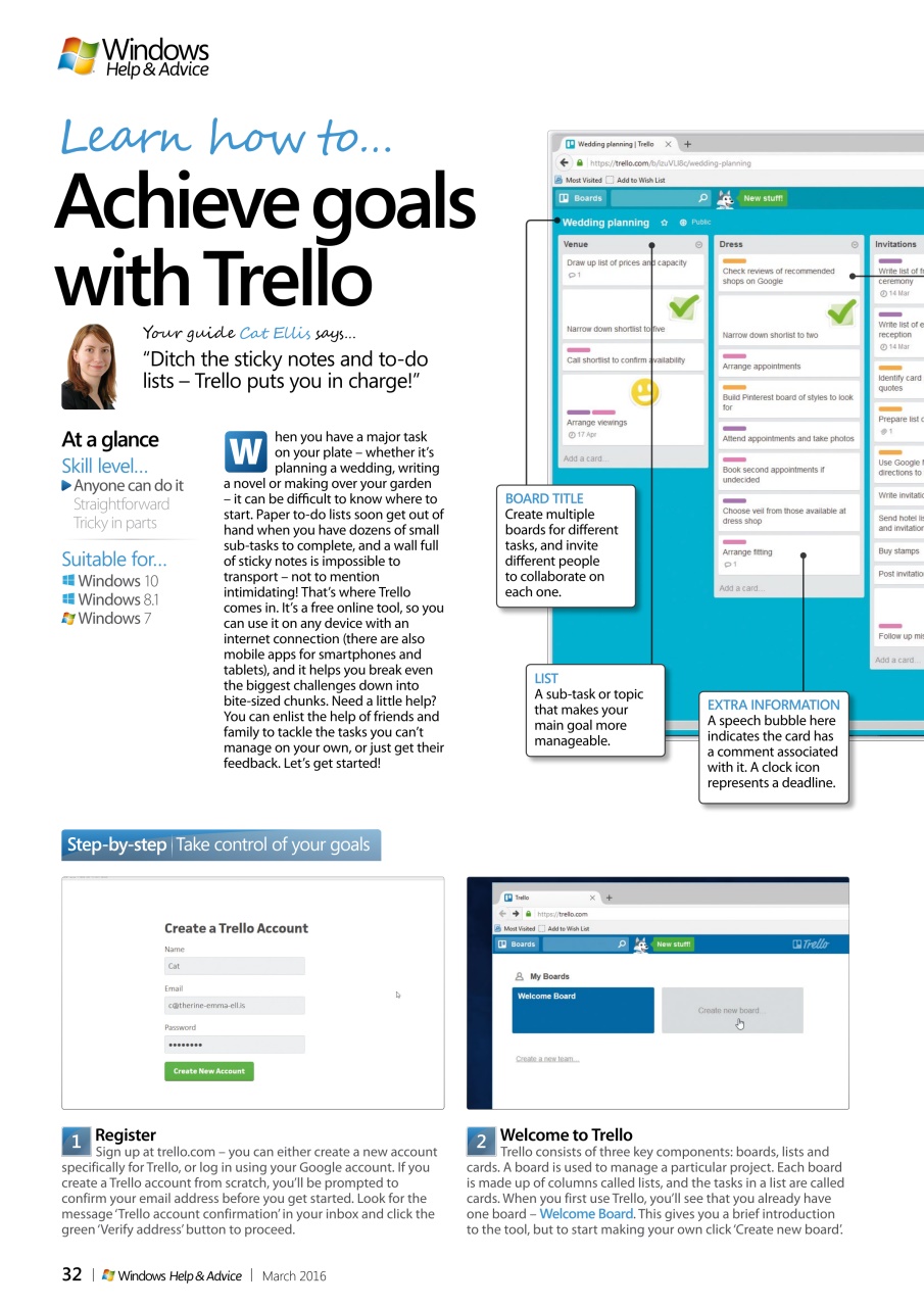 Windows Help & Advice Preview Pages