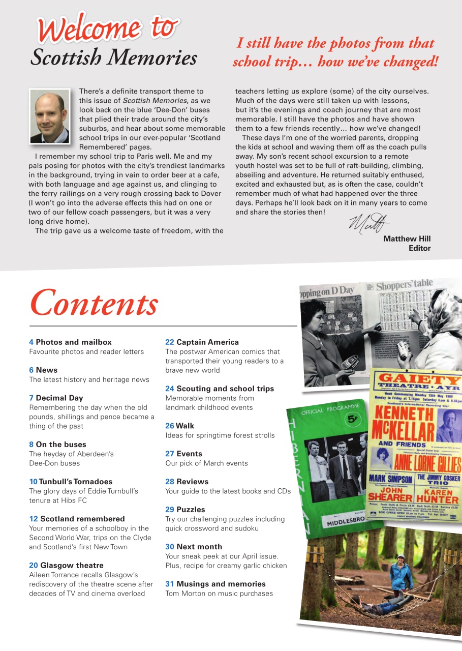 Scottish Memories Preview Pages