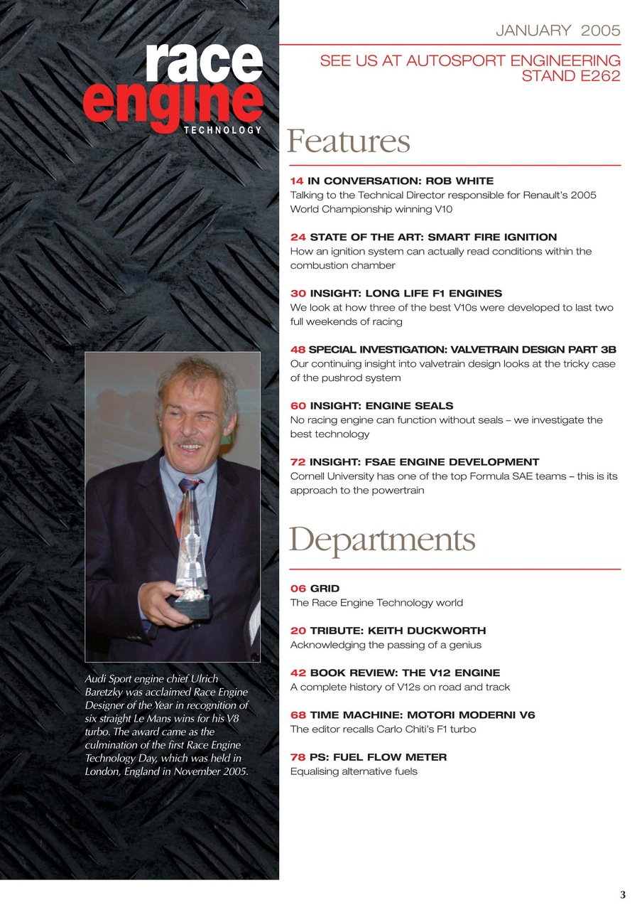 Race Engine Technology Preview Pages