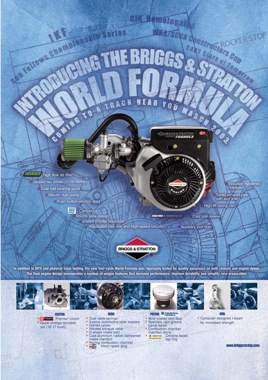 Race Engine Technology Preview Pages