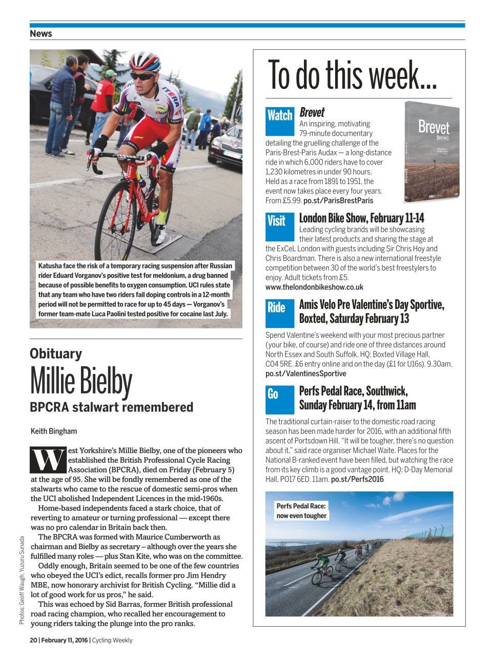 Cycling Weekly Preview Pages