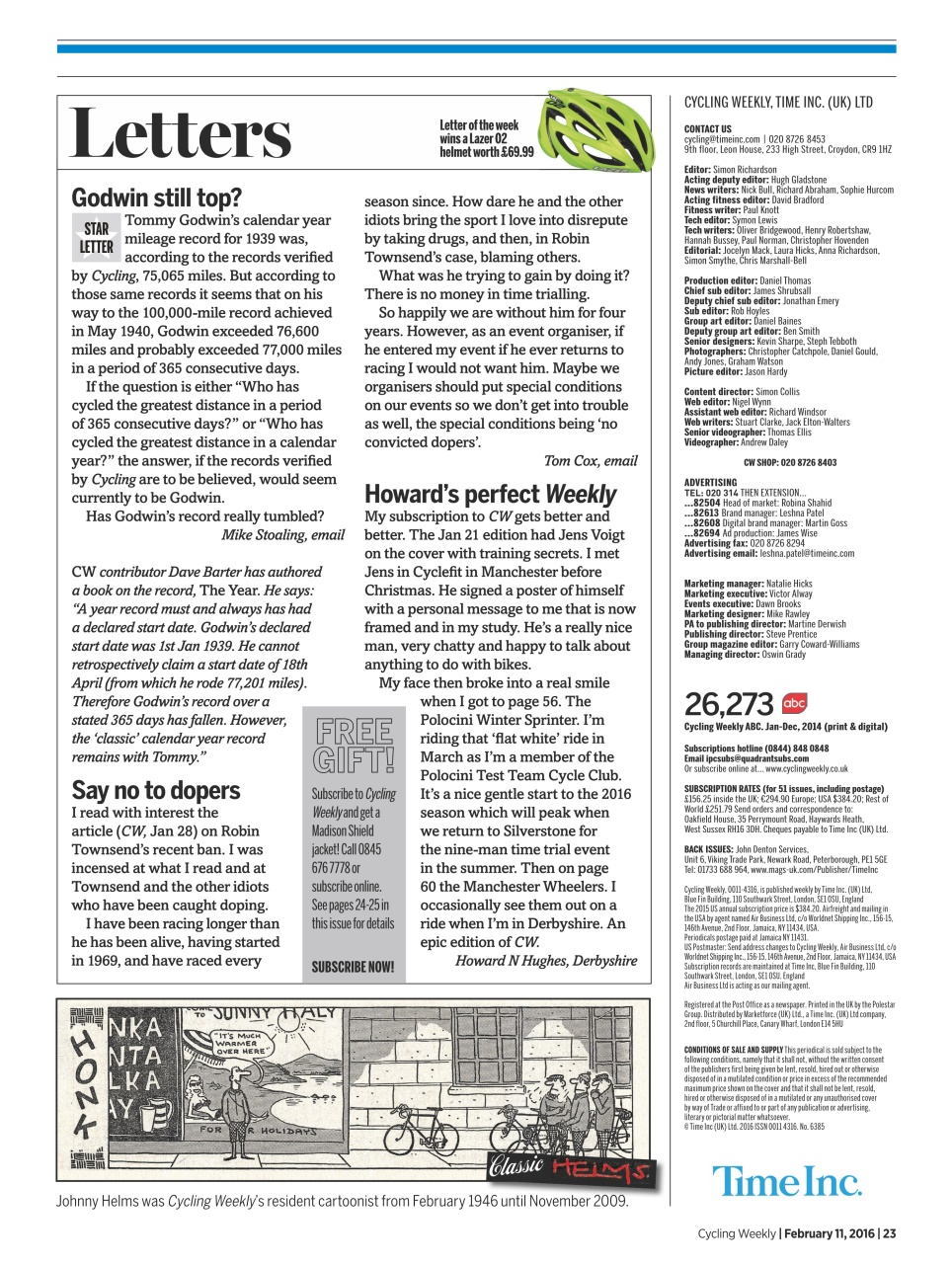 Cycling Weekly Preview Pages