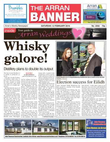 Arran Banner issue 13th February 2016