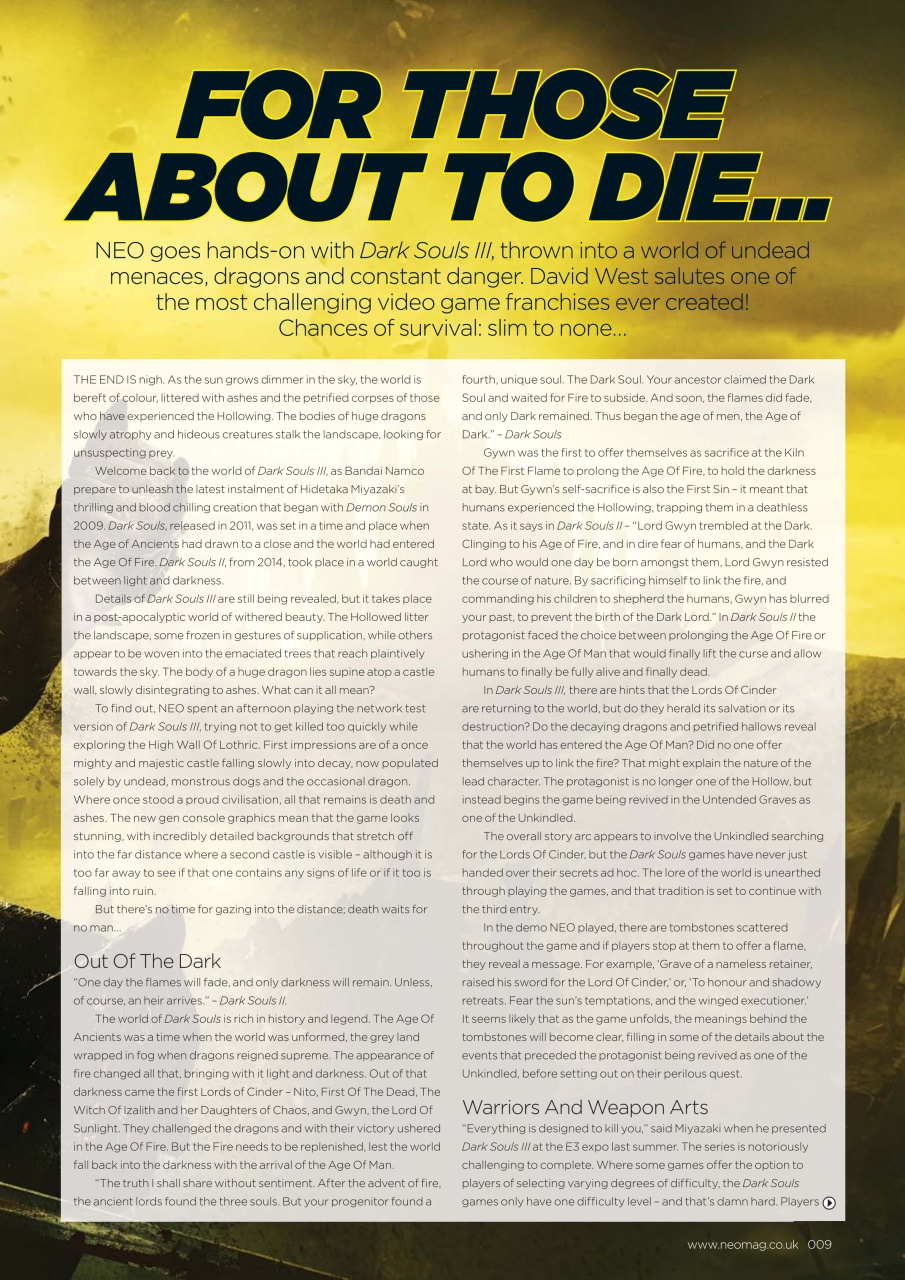 NEO Magazine Preview Pages