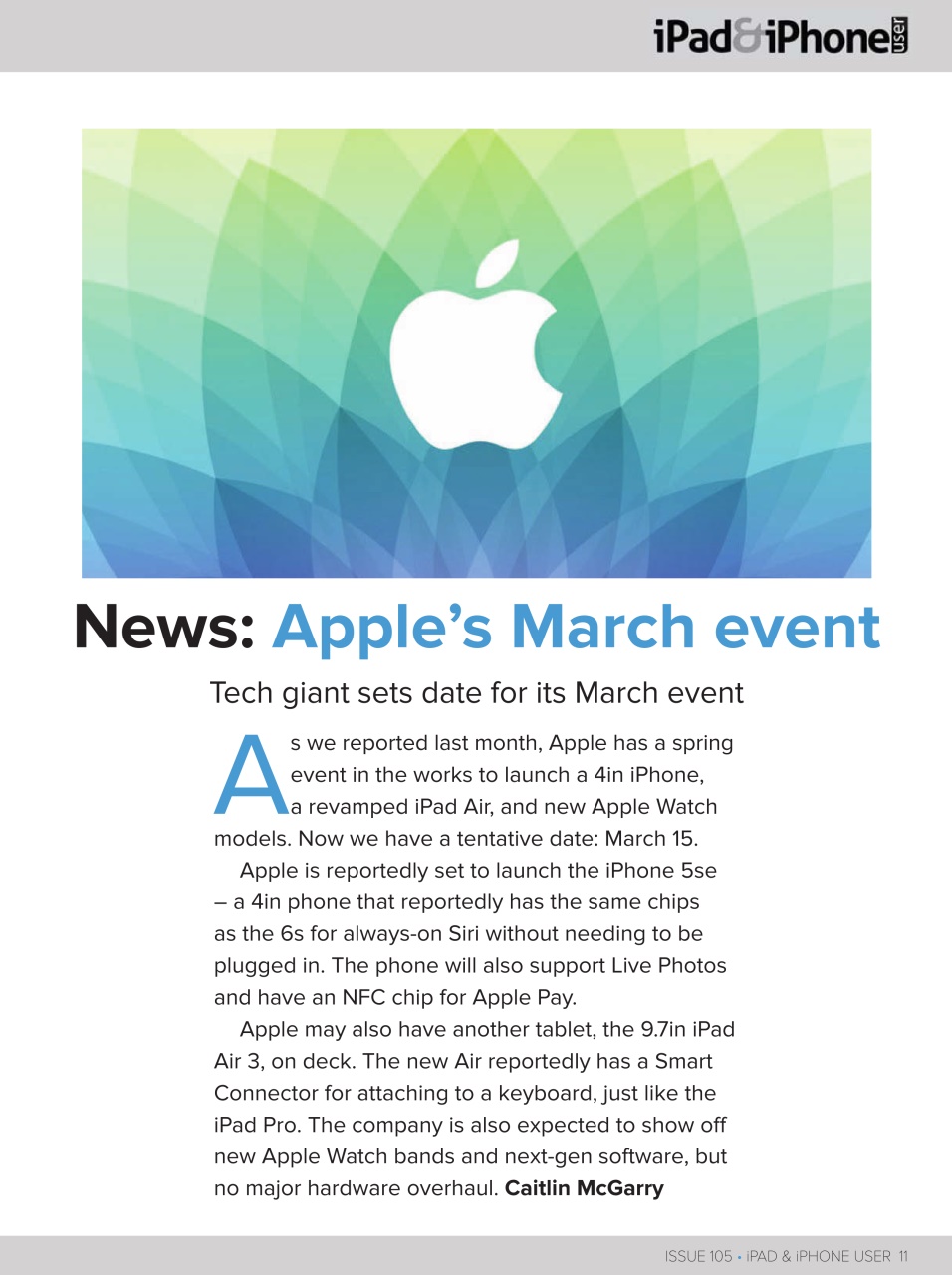 iPad and iPhone User Preview Pages