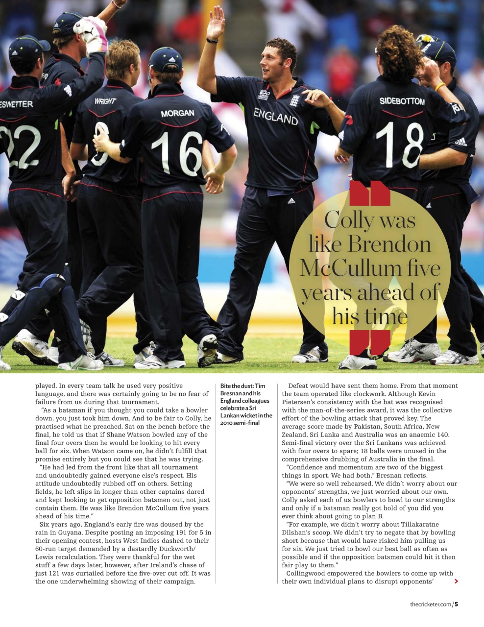The Cricketer Magazine Preview Pages