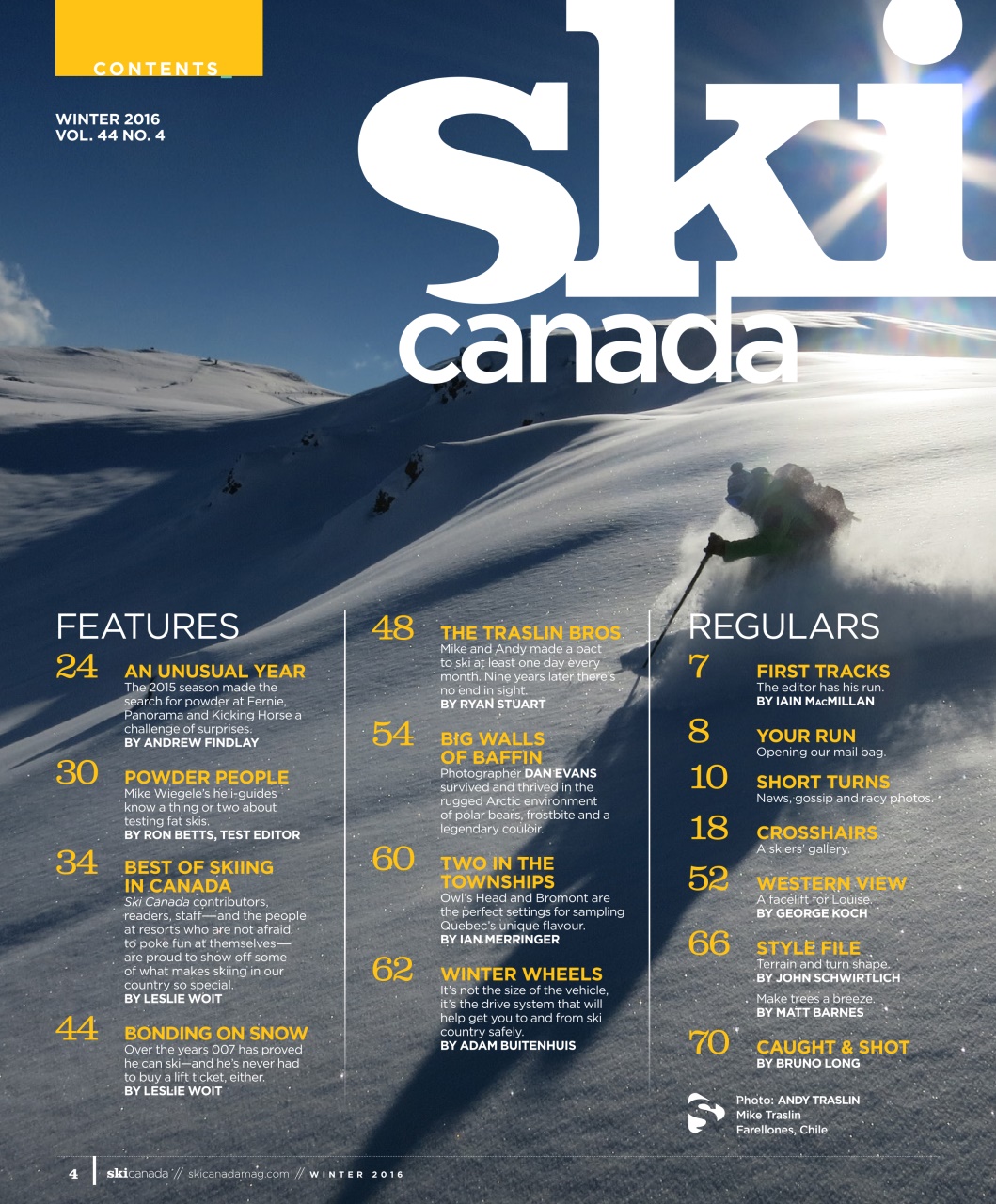 Ski Canada Preview Pages